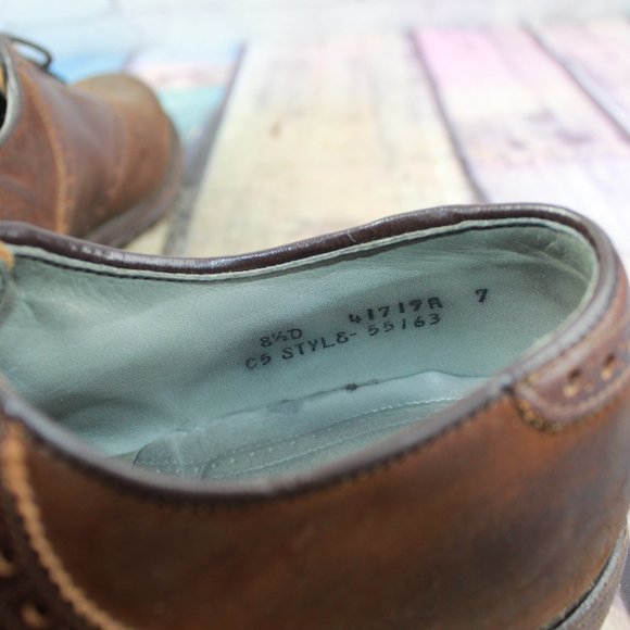 FOOT JOY Oxford Golf Lace Up Leather Shoes 8.5 D - Picture 7 of 9